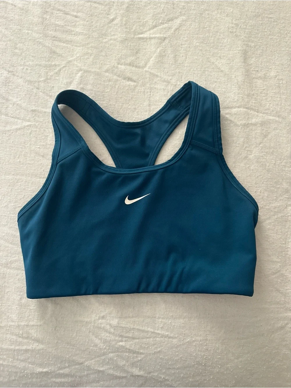 Nike Racerback Sports Bra bundle- Teal Blue & Heather Gray